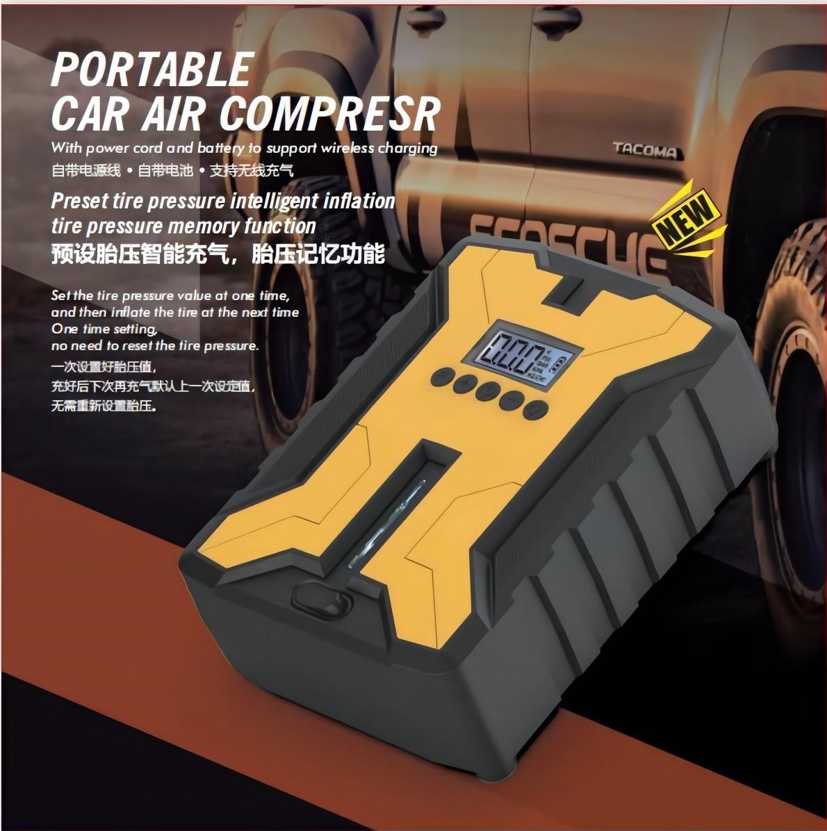 5% Discount-New Design-Gift Box Style-Dual Power-Car Automobile-Accessories Power-Tool Machines-Tyre/Balls...Inflator/Air-Compressor/Pump