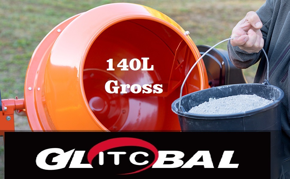 2021-Powerful 120L Electric Concrete Mixers-Construction Machine Power Tools