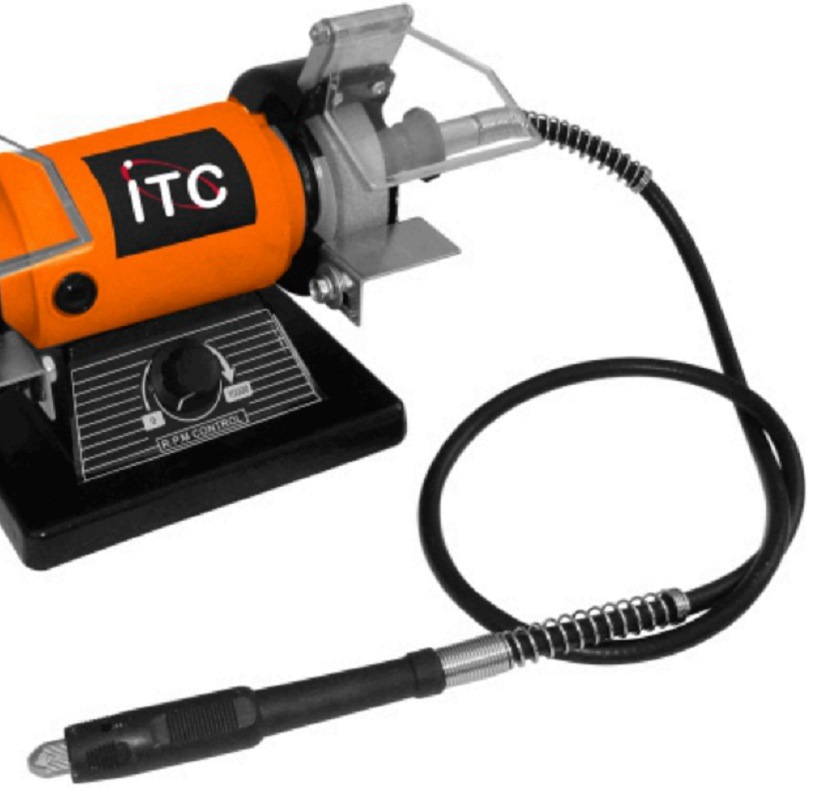 Multi Electric Polishing Bench Grinder with Flexible Shaft Power Tool