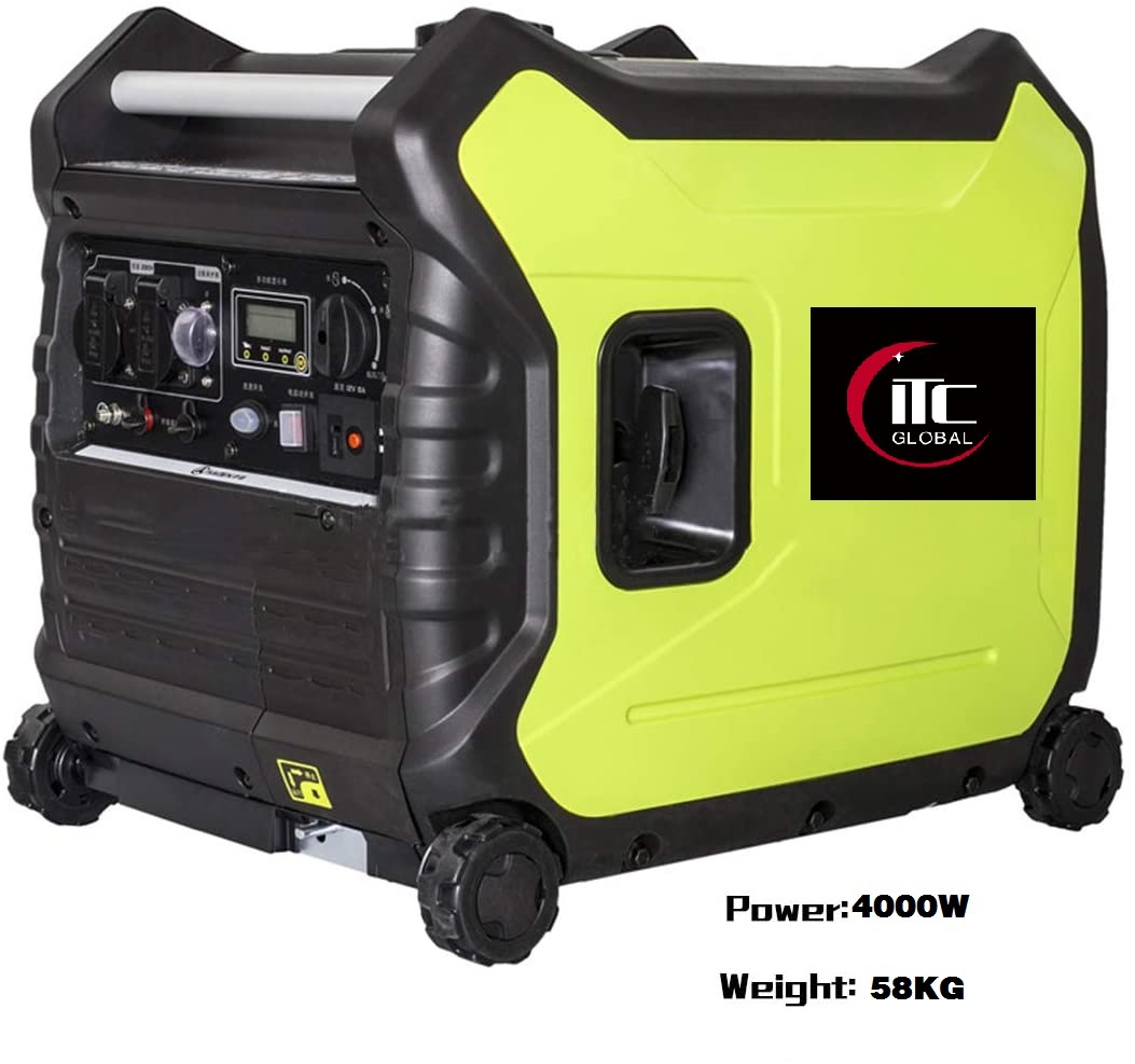 4.0kw Inverter Gasoline Generators with Digital Display-Super Silent Power Tools