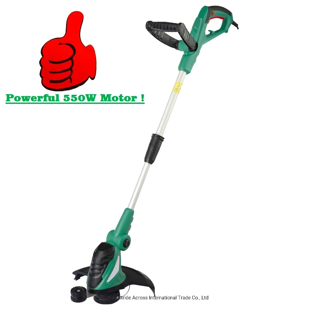 550W Professional Multi Electric Lawn Grass Trimmer with Edger Wheel