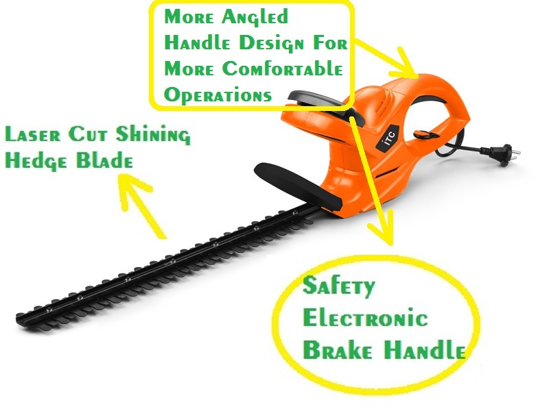 500W-Powerful/Professional Electric Garden Hedge Trimmer/Cutter-Dual/Double Sided Blade Power Tools