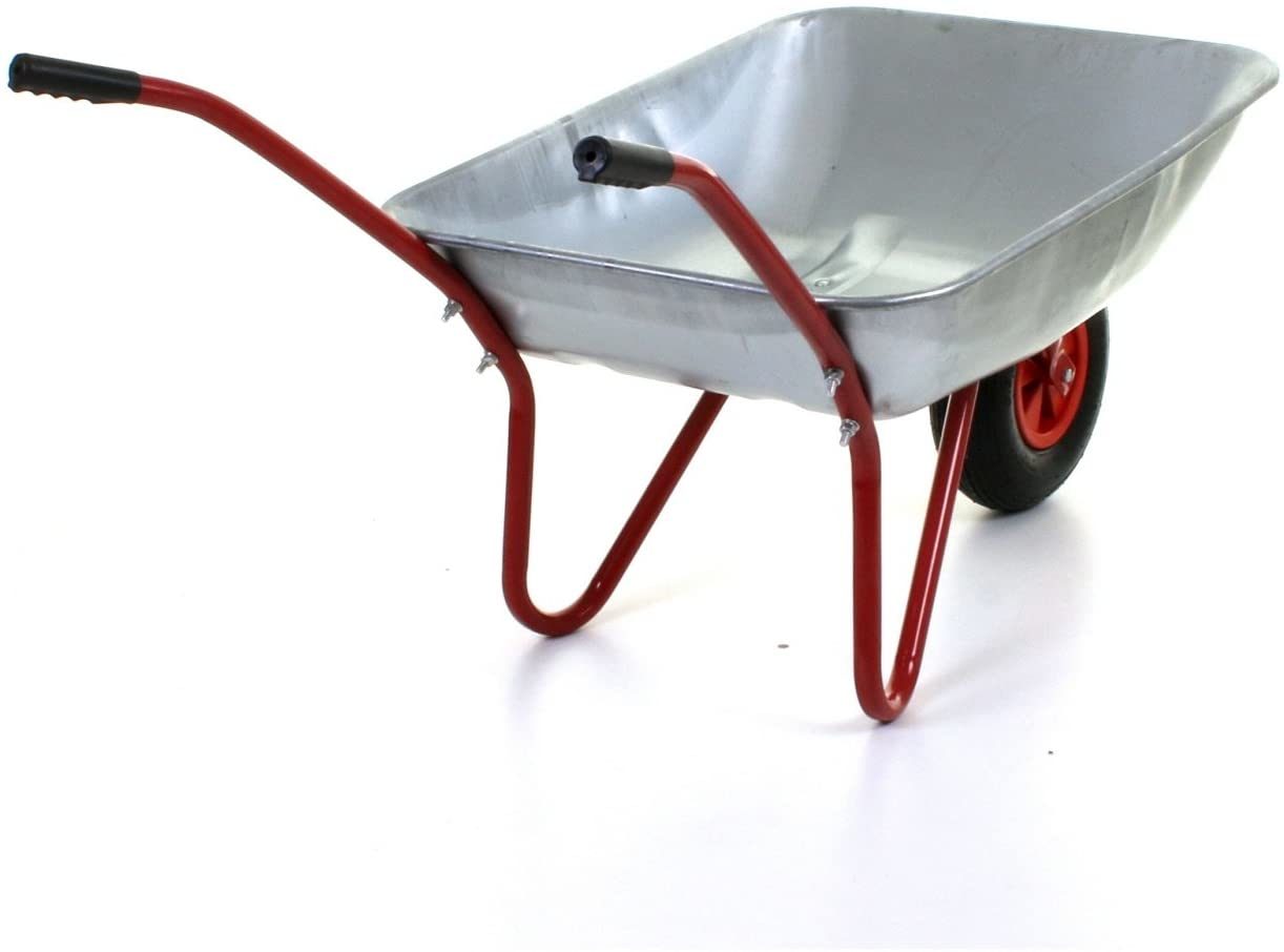 110L Galvanized Wheelbarrow -Garden & Farm Tool
