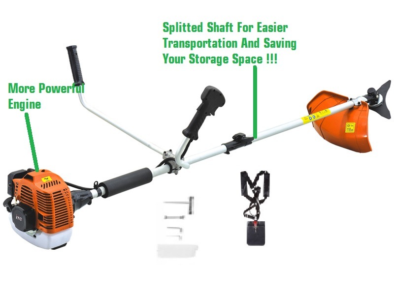 Powerful Petrol Grass Trimmer/Brush Cutter