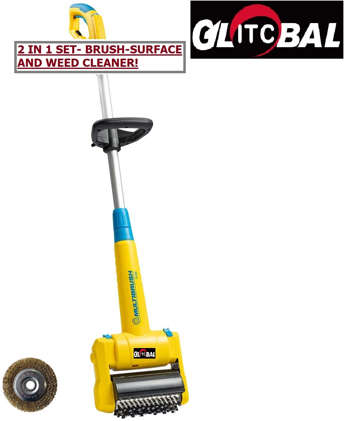Lightweight Electric Weed Cleaner (Patio Sweeper) -Garden Power Tool