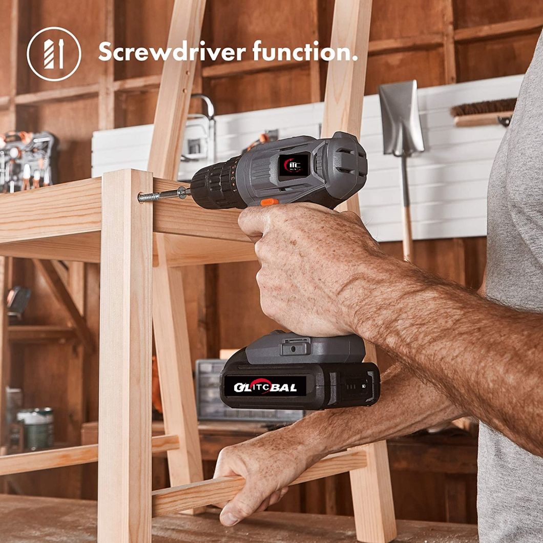 18V Professional Lithium-Ion Battery Cordless Drill-Electric Power Tools