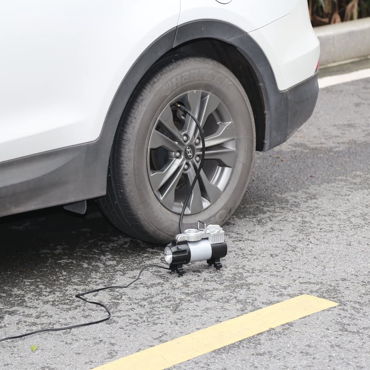 DC12V-Car Accessoreis with-Cigarette Lighter Cable Electric Air Compressor/Inflator/Pump-Power Tools