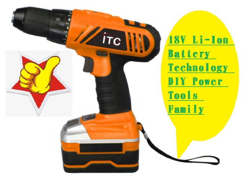 18V Powerful Lithium Battery Cordless Drill Power Tool