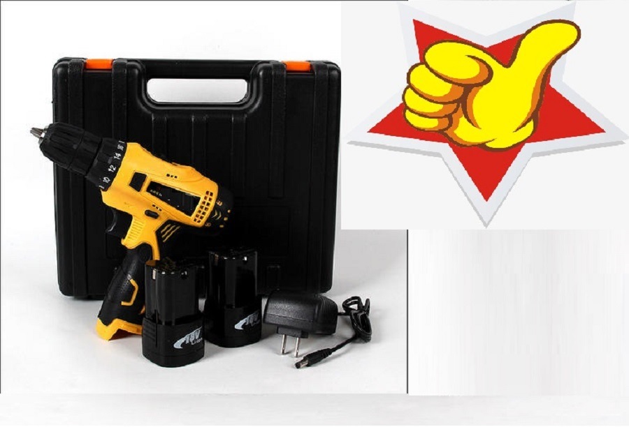 18V Powerful Lithium Battery Cordless Drill Power Tool