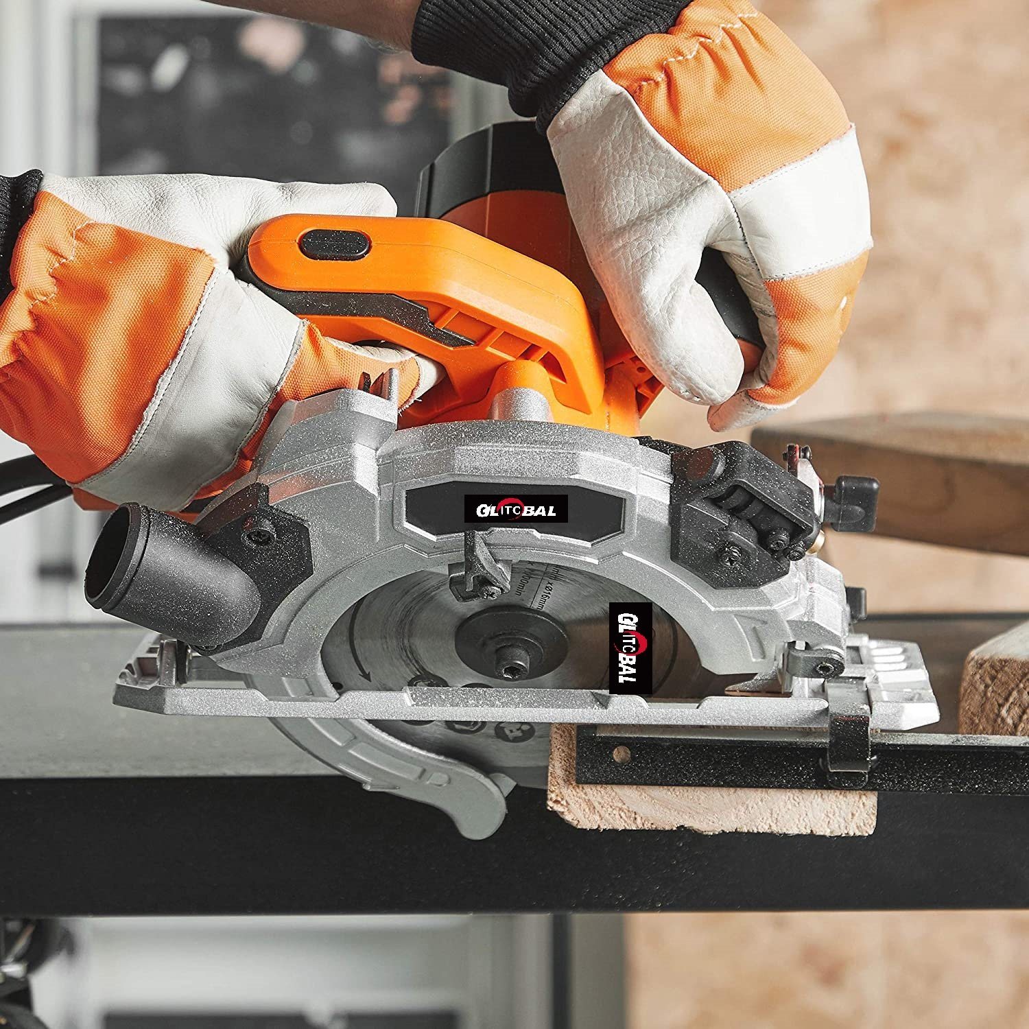 1350W Powerful Electric Circular Saw with Laser