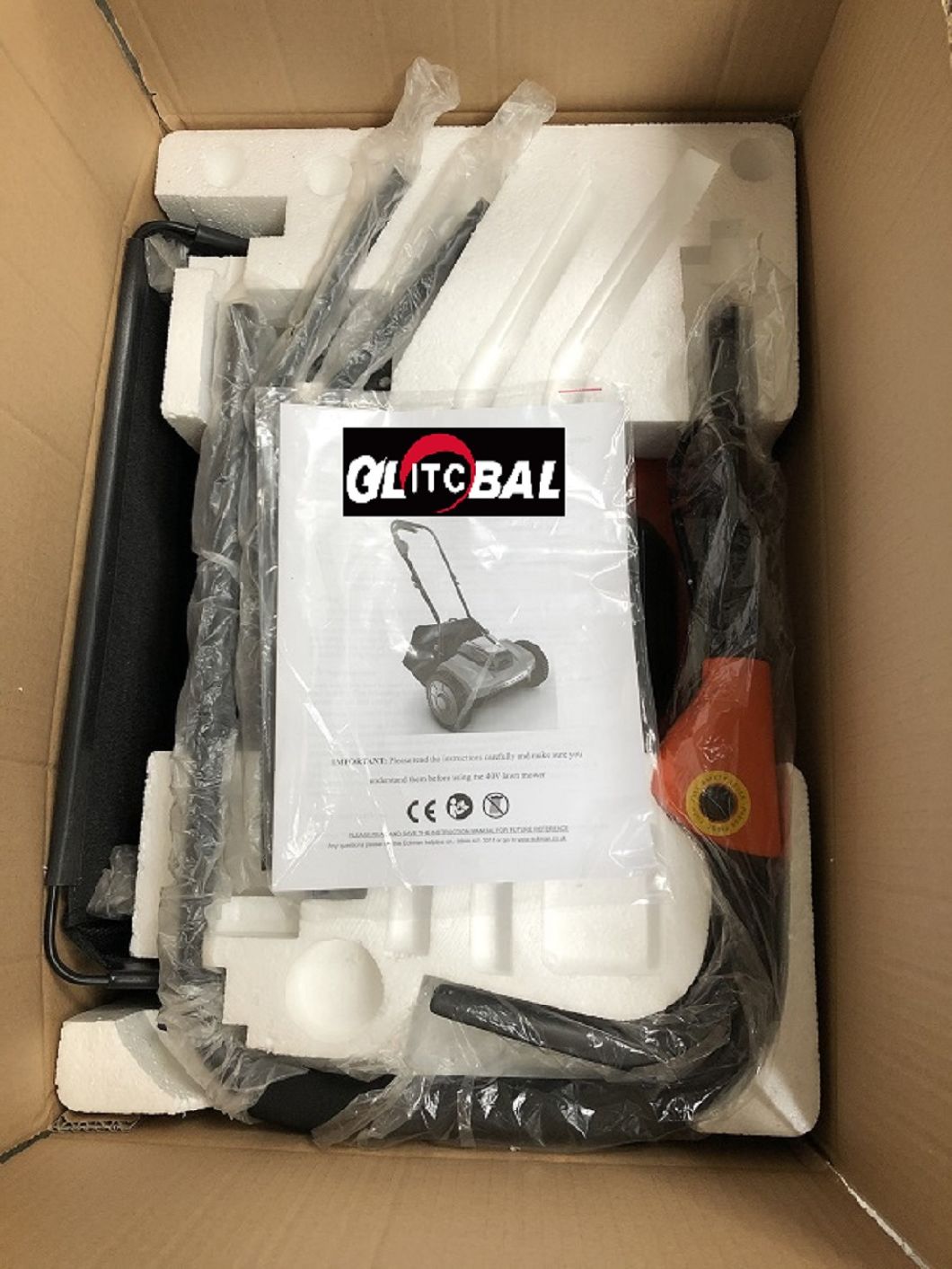 New DC40V Li-ion Battery Cordless/Electric Cylinder/Reel Lawnmower-Garden Power Tool