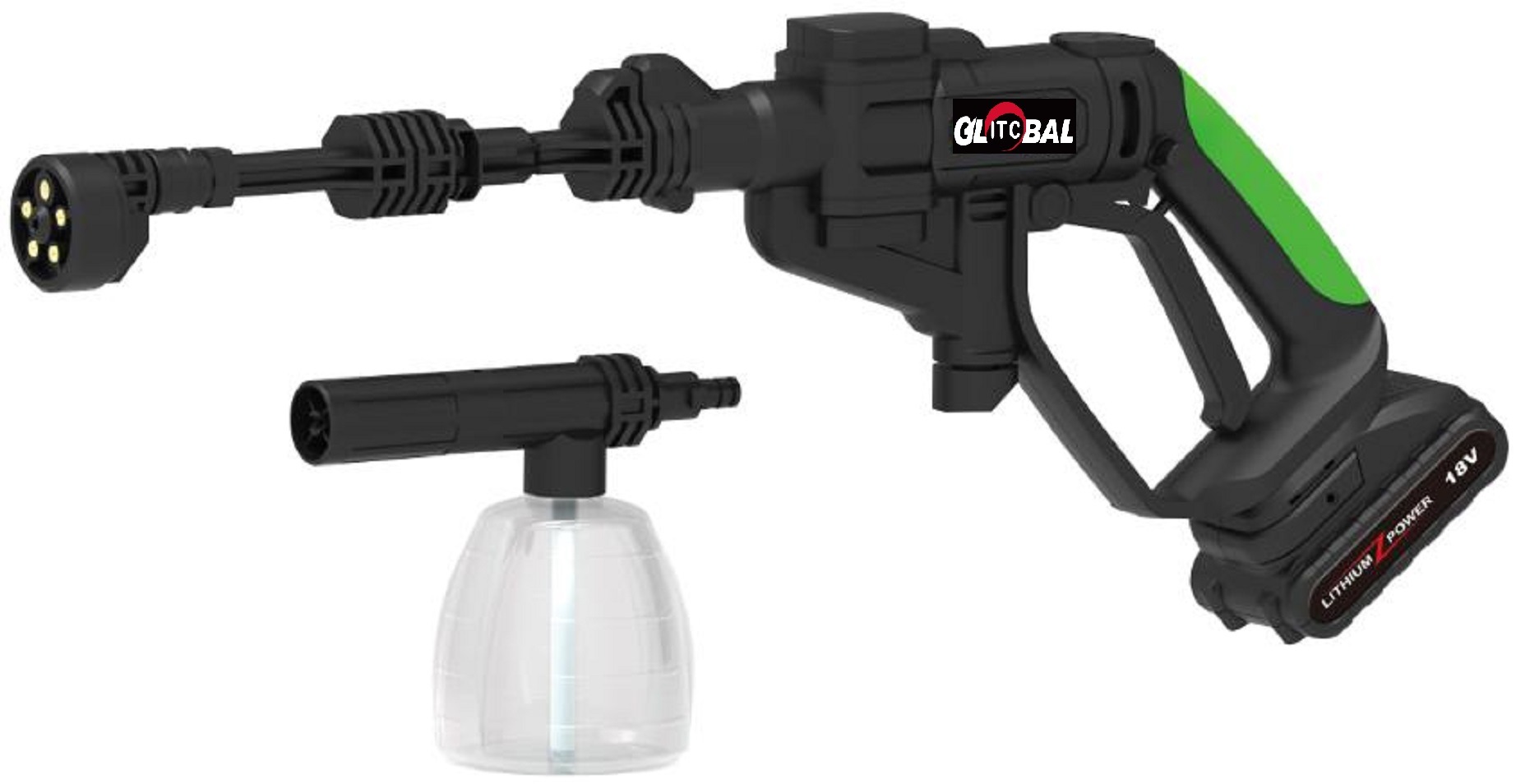 Greenline-Powerful Li-ion Battery Cordless/Electric High Pressure Washer-Garden Cleaning Power Tools