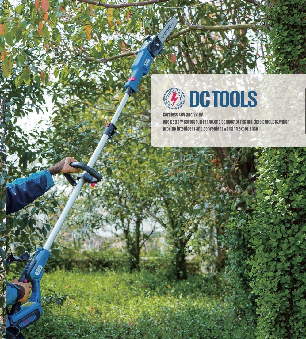 Super Powerful-2X20V Li-ion Battery-Cordless/Electric-Garden/Farm Cultivator/Tiller Machine-Power Tools