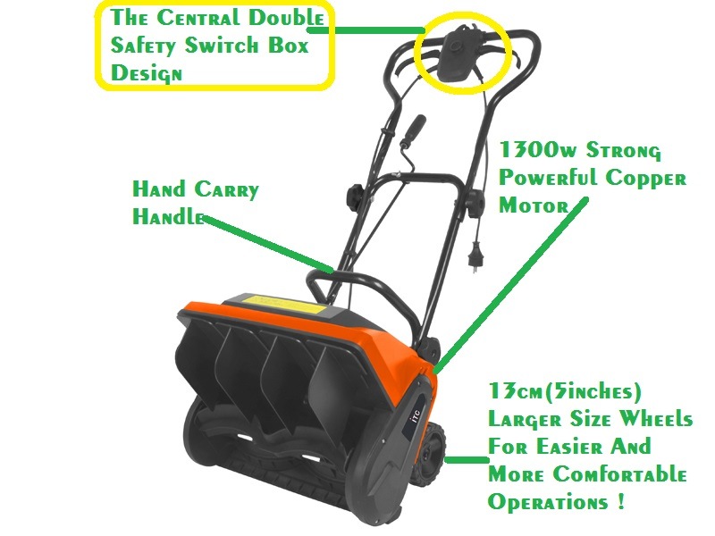 Super Efficient Electric Snowthrower/Blower/Shovel/Sweeper-Garden Power Tools