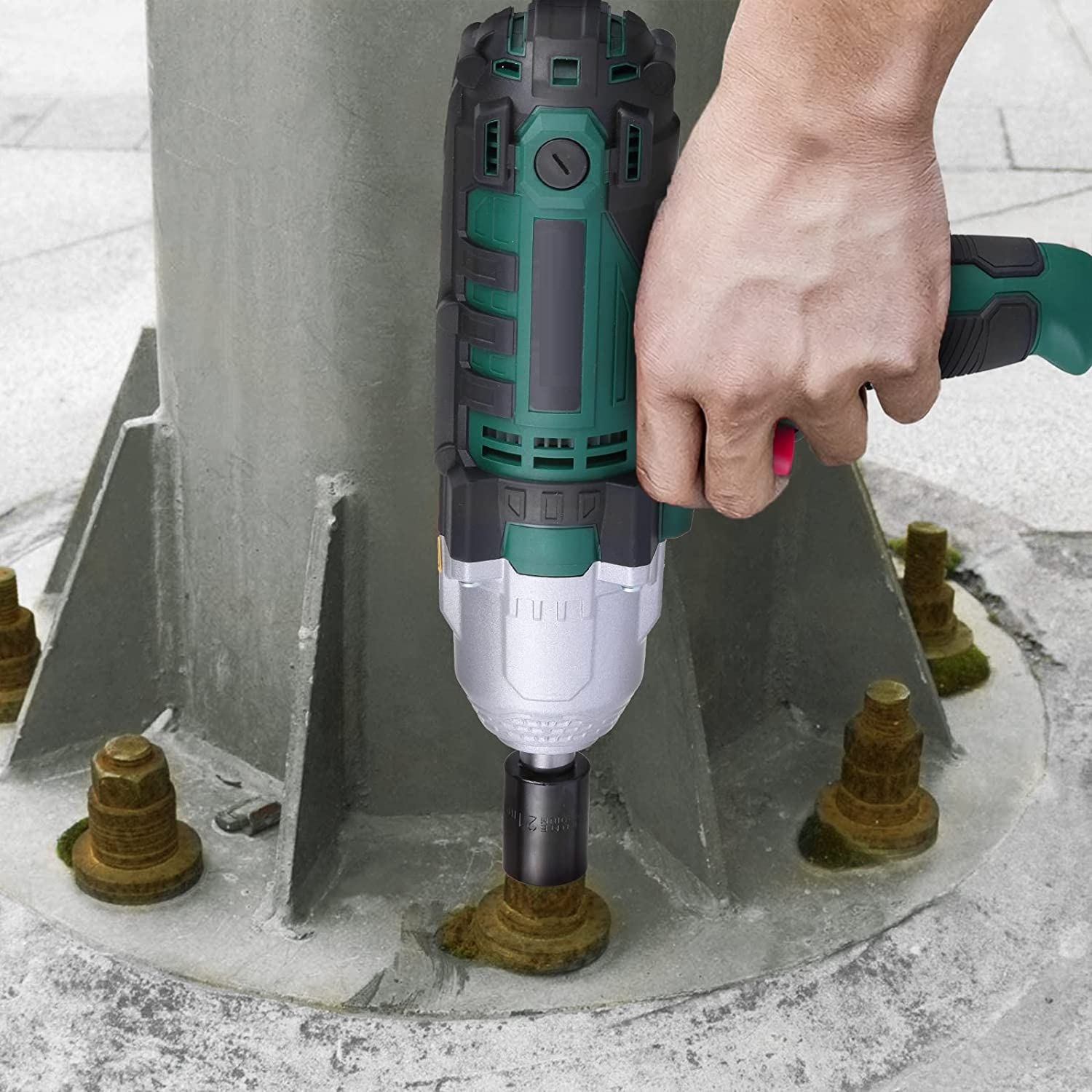 2022-New Product-Powerful Electric-Car/Constructions Screws-Power Tool Machines-Gun Style-Impact Wrench