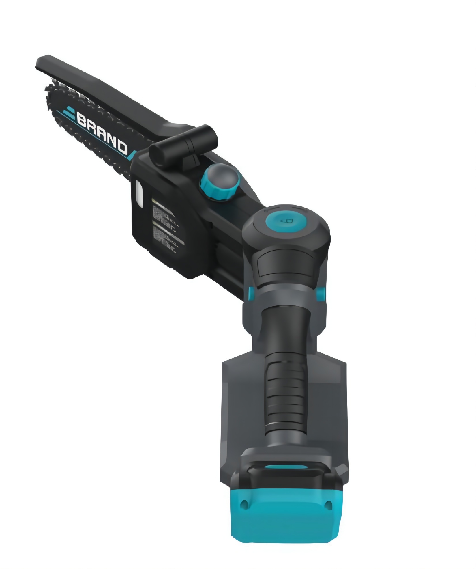 Unique-New Design-Angled Adjustable-Wood/Tree/Branches-Cutting-Li-ion Battery-Cordless/Electric-Garden Power-Tool Machines-Chainsaw