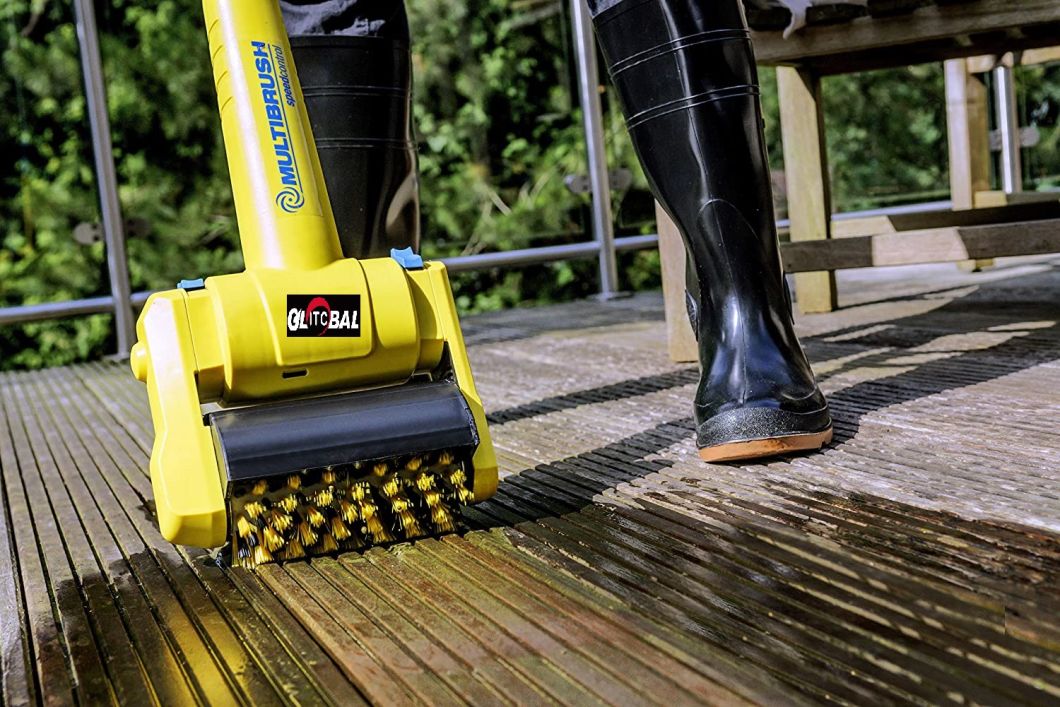 New Multi Patio Sweeper/Weed Cleaner/Roller Brush Sweeper Garden Power Tool