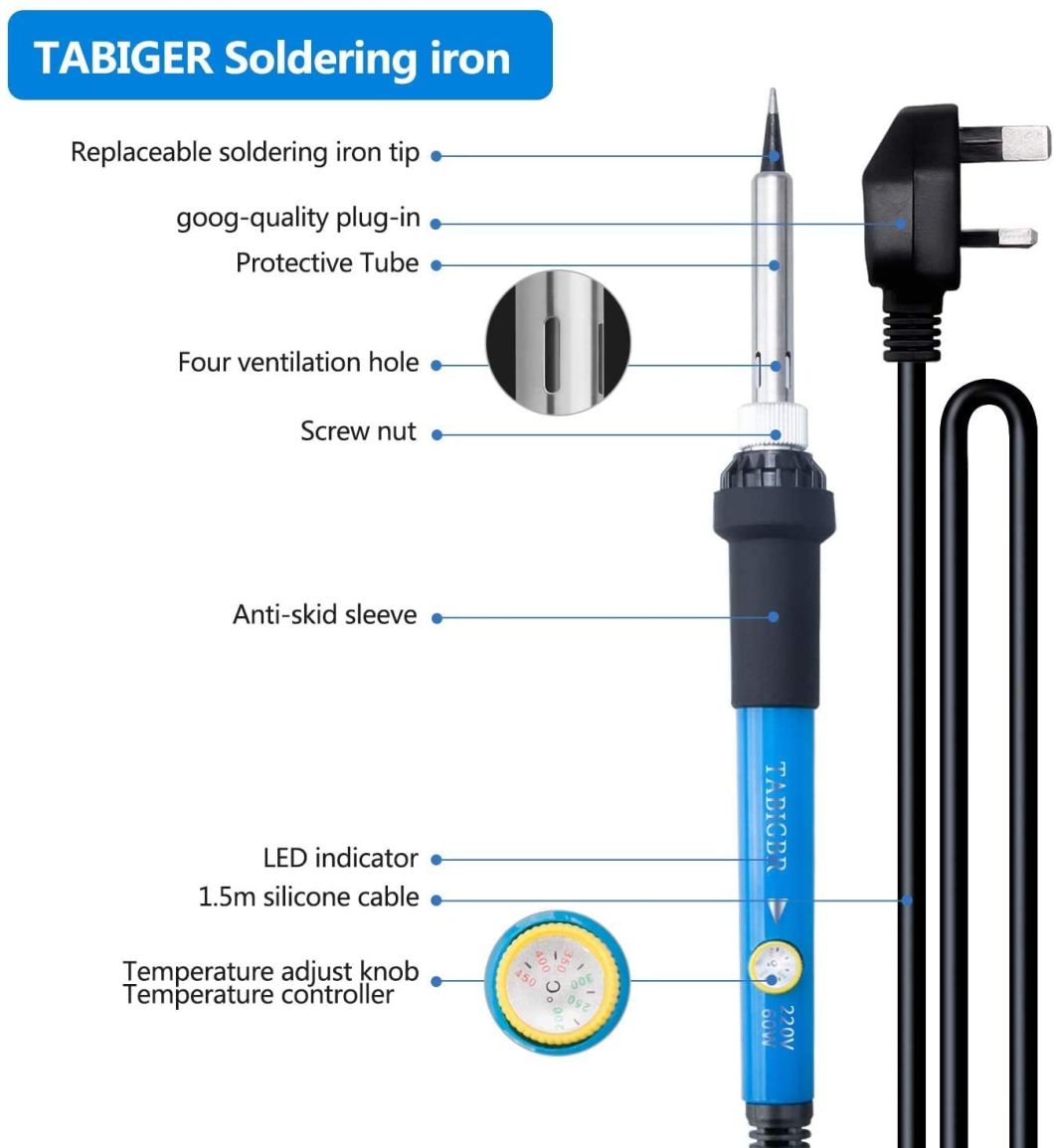 Super Easy/Fast Efficieny Electric Soldering Iron Gun/Welding Iron Gun-Power Tools