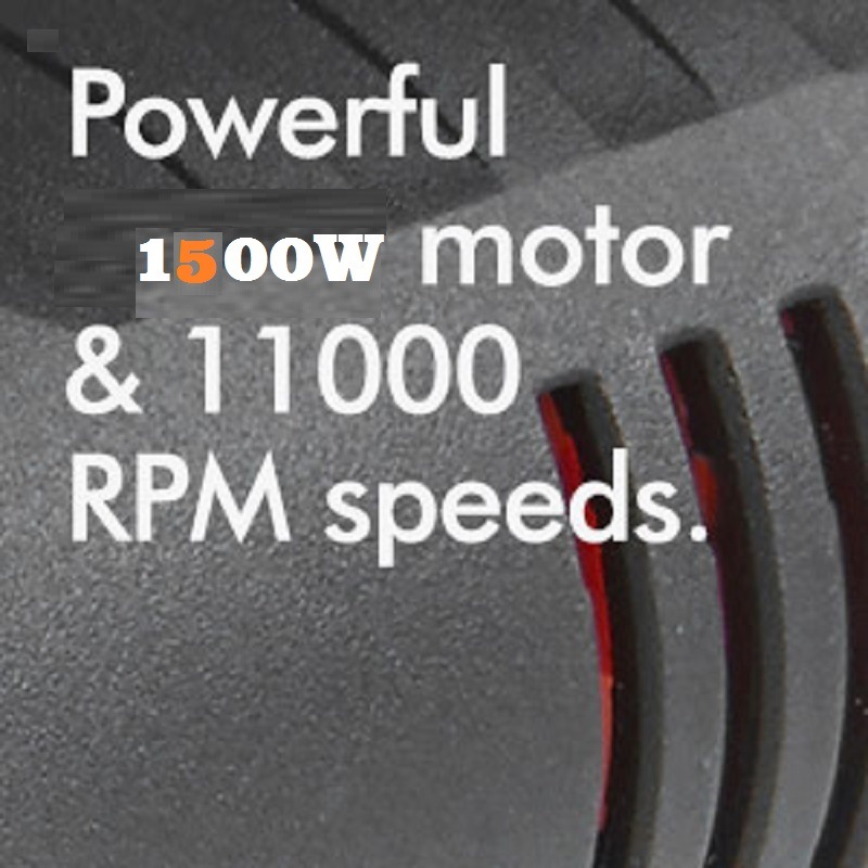 1500W 180mm Professional Electric Angle Grinder Power Tool