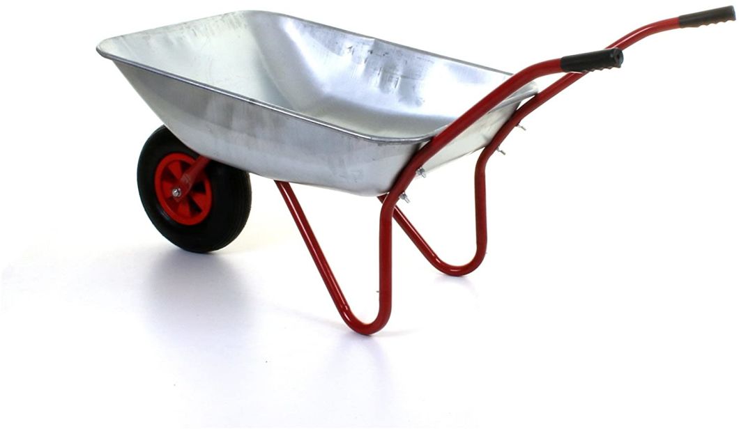 110L Galvanized Wheelbarrow -Garden & Farm Tool