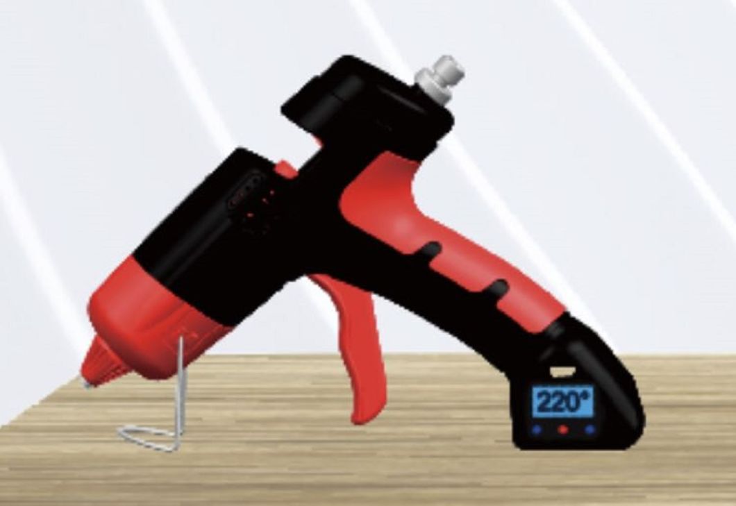 Digital-Display Lithium-Ion Battery Cordless Electric Gluegun USB Charger-Power Tools