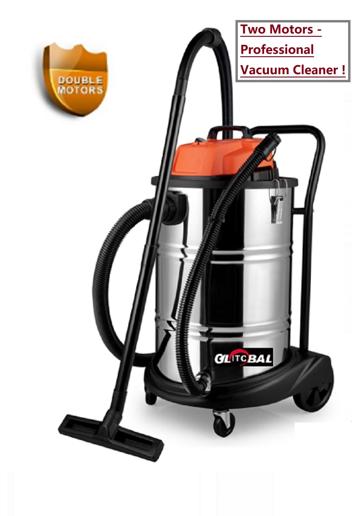 70L Double Motor Design Professional Electric Vacuum Cleaner-Power Tools