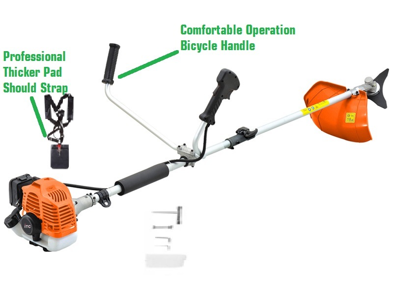 Petrol Grass Trimmer/Brush Cutter Garden Machine Tool