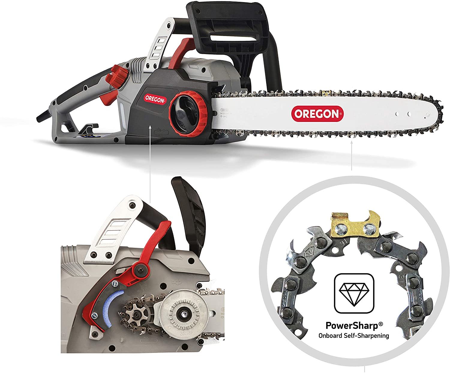 SDS Professional Electric Garden Chainsaw-Wood/Tree Cutting Power Machine Tools Chainsaw