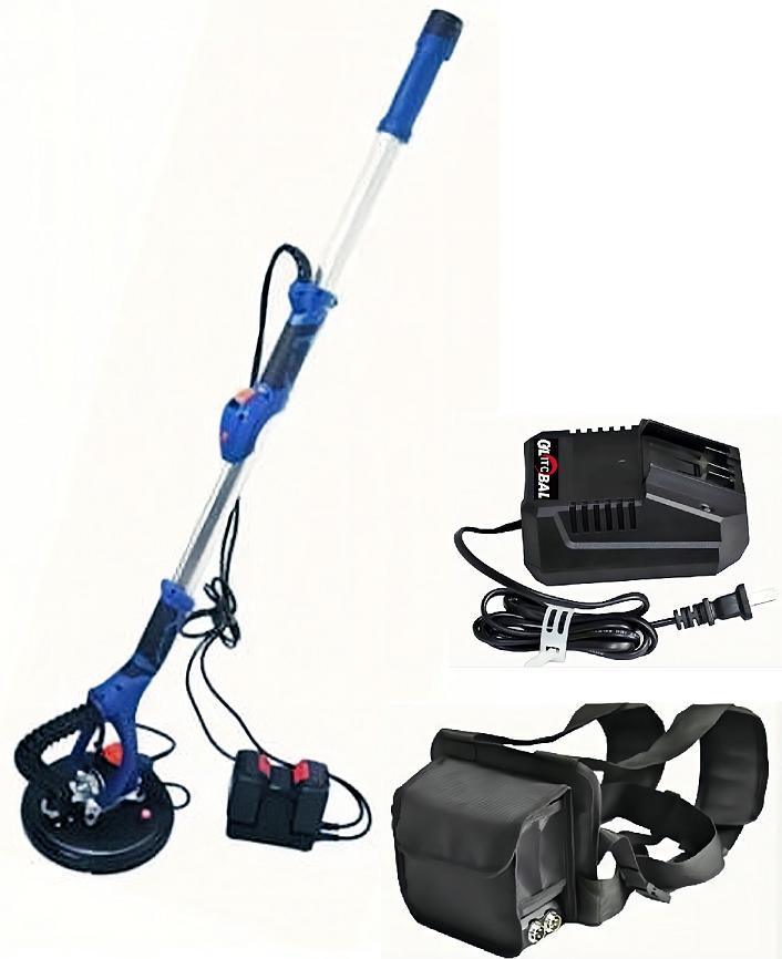 New-2X4000mAh-Li-ion Battery-Brushless Motor Design-Powerful Cordless/Electric-Dryall Sander/Wall Polisher-Polishing Construction Machine-Power Tools