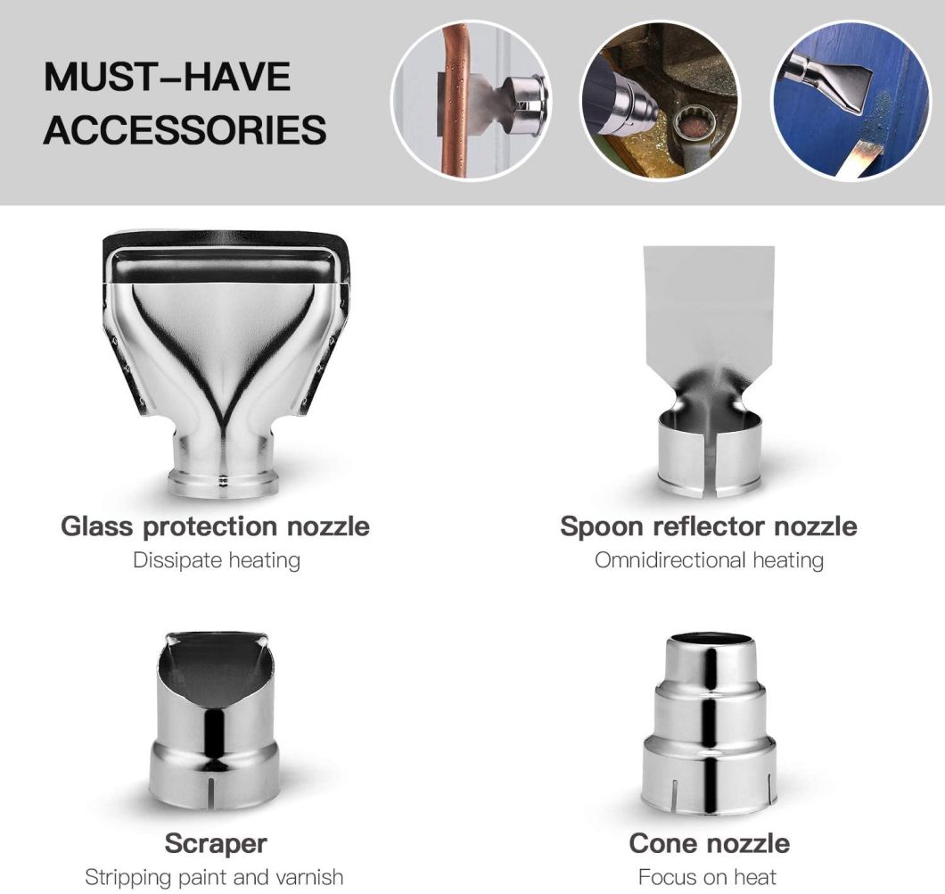 New Blue Line-Compatible Battery-Cordless/Electric-Air Heat Gun/Hot Air Gun-Hand Power Tools