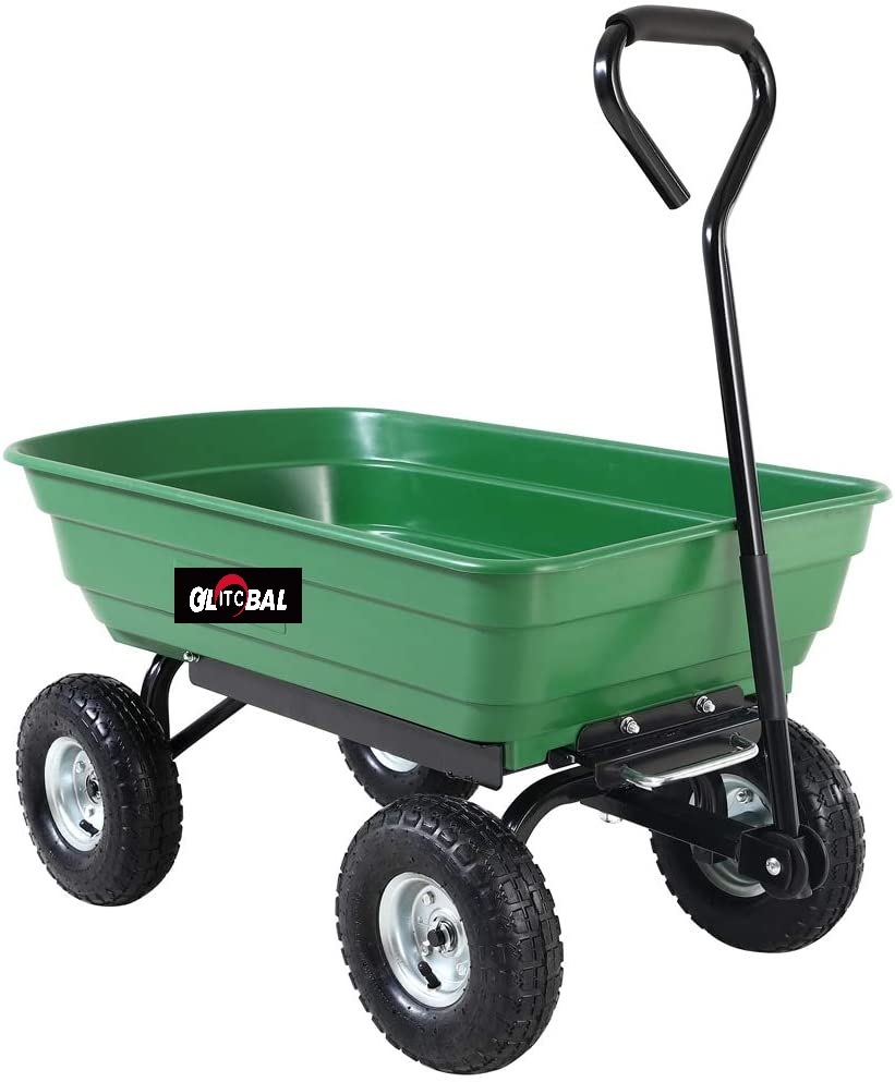 400kgs Heavy Duty Garden Trolley/Cart/Wheelbarrow Tool