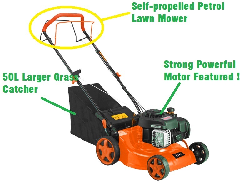 16inches Self-Propelled Petrol Lawn Mower