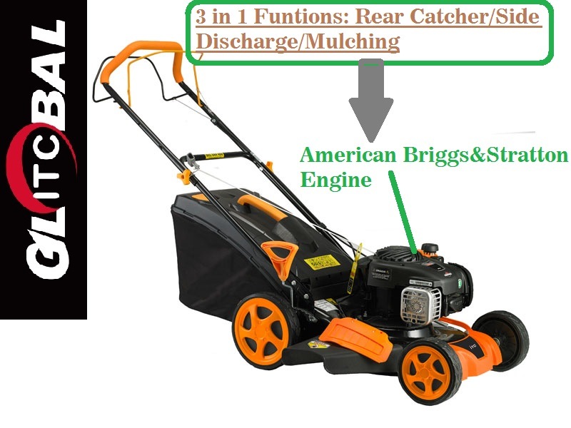 Briggs&Stratton Engine Self-Propelled Petrol Lawn Mower Garden Machine Tool