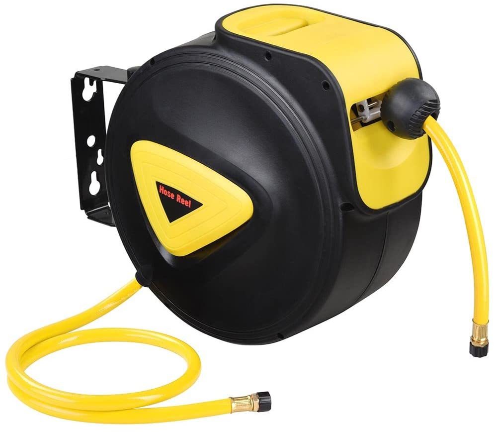 30m Length Wider Watering Range Garden Water Hose Reel