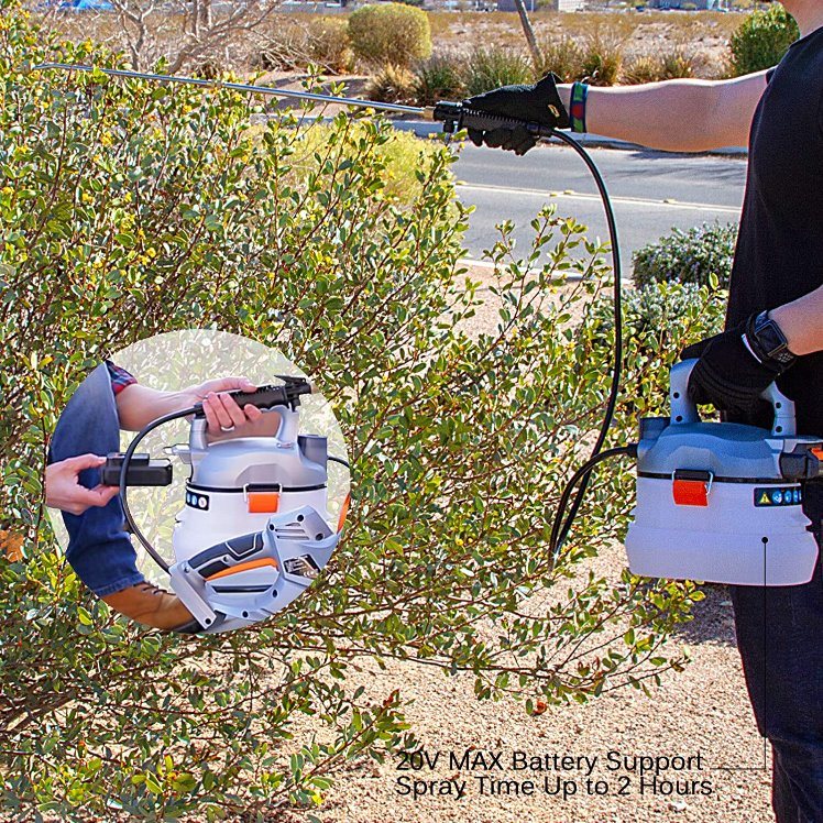 DC20V Max Powerful-Li-ion Battery Portable-Cordless/Electric-Garden/Farm Sprayer/Spraying Machine-Power Tools