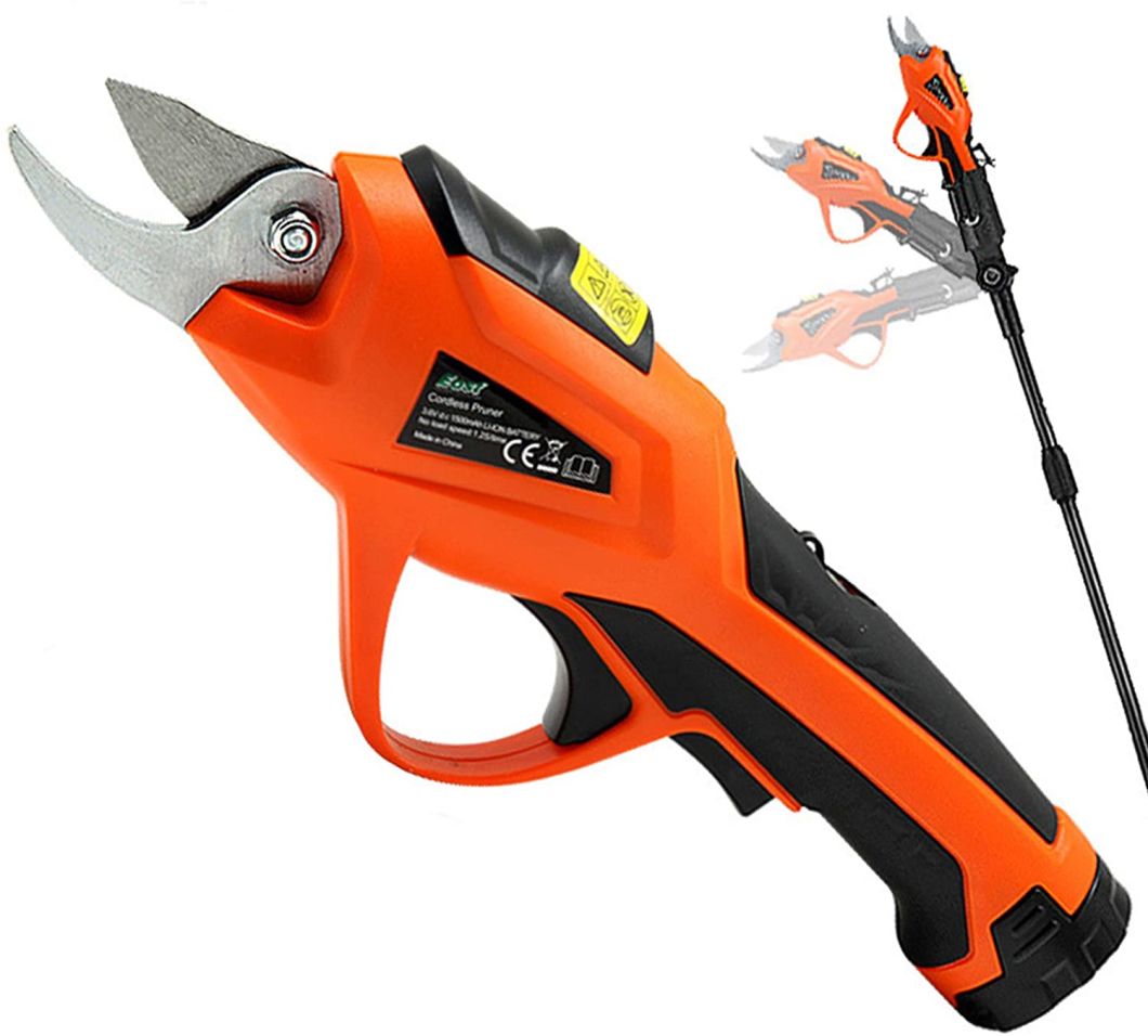 New-Li-ion Battery Cordless/Electric Garden Pruning Shears/Secateurs with-Extension Poles-Power Tools