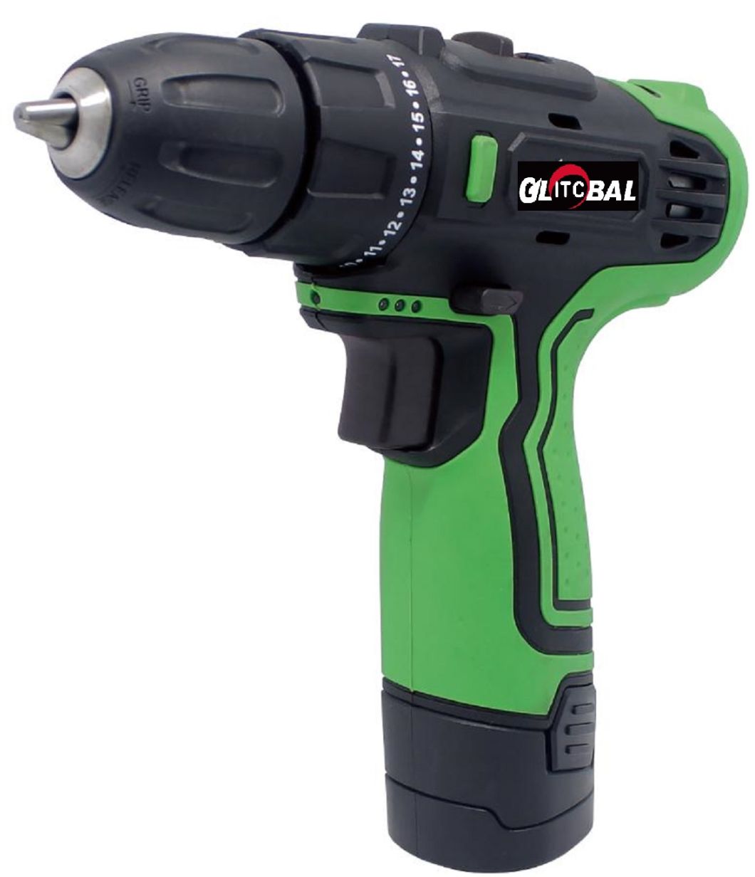 12V Greenline Li-ion Battery Cordless Drill-Power Machine Tools