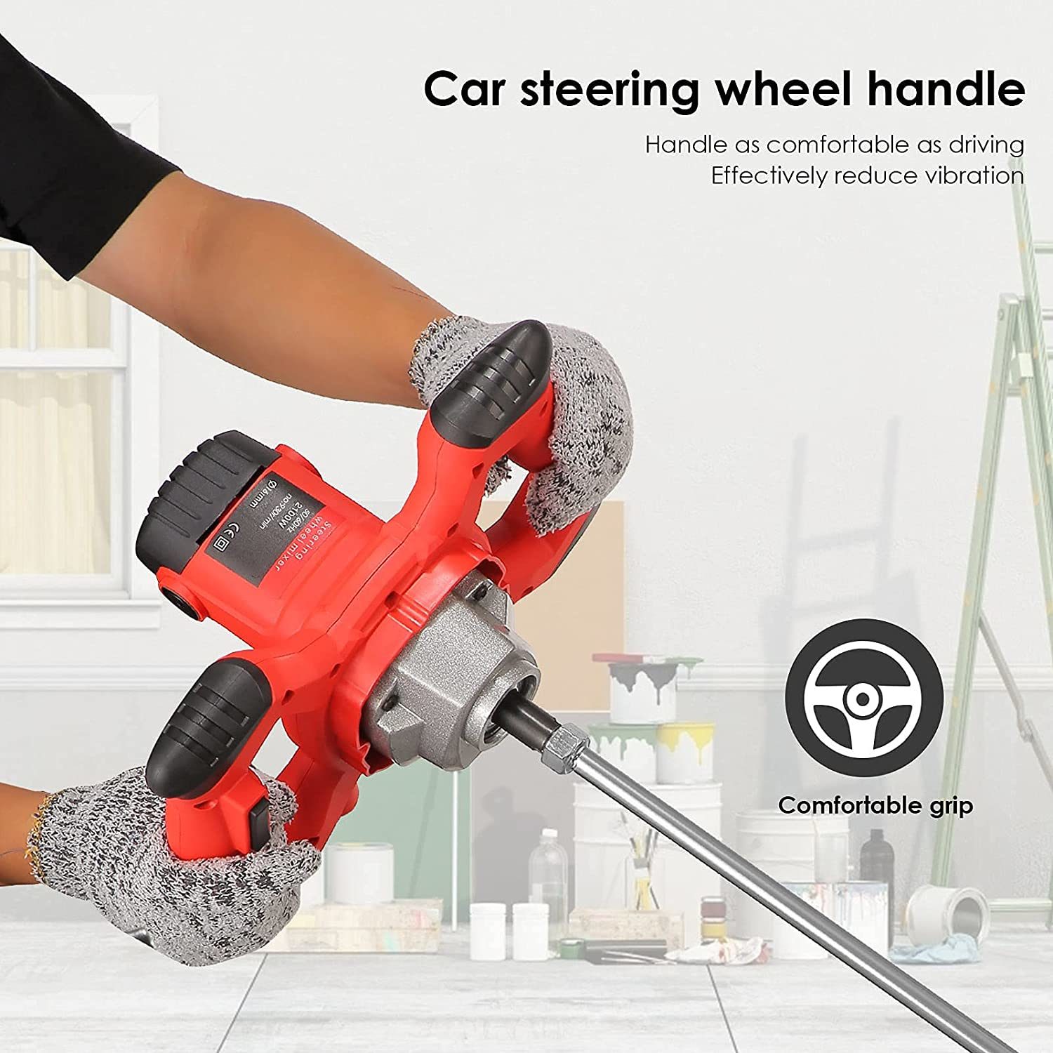 2022 New-Powerful Mechanical-Double Speed Controls-Electric Construction-Power Tool Machines-Hand Operation-Concrete Mixers