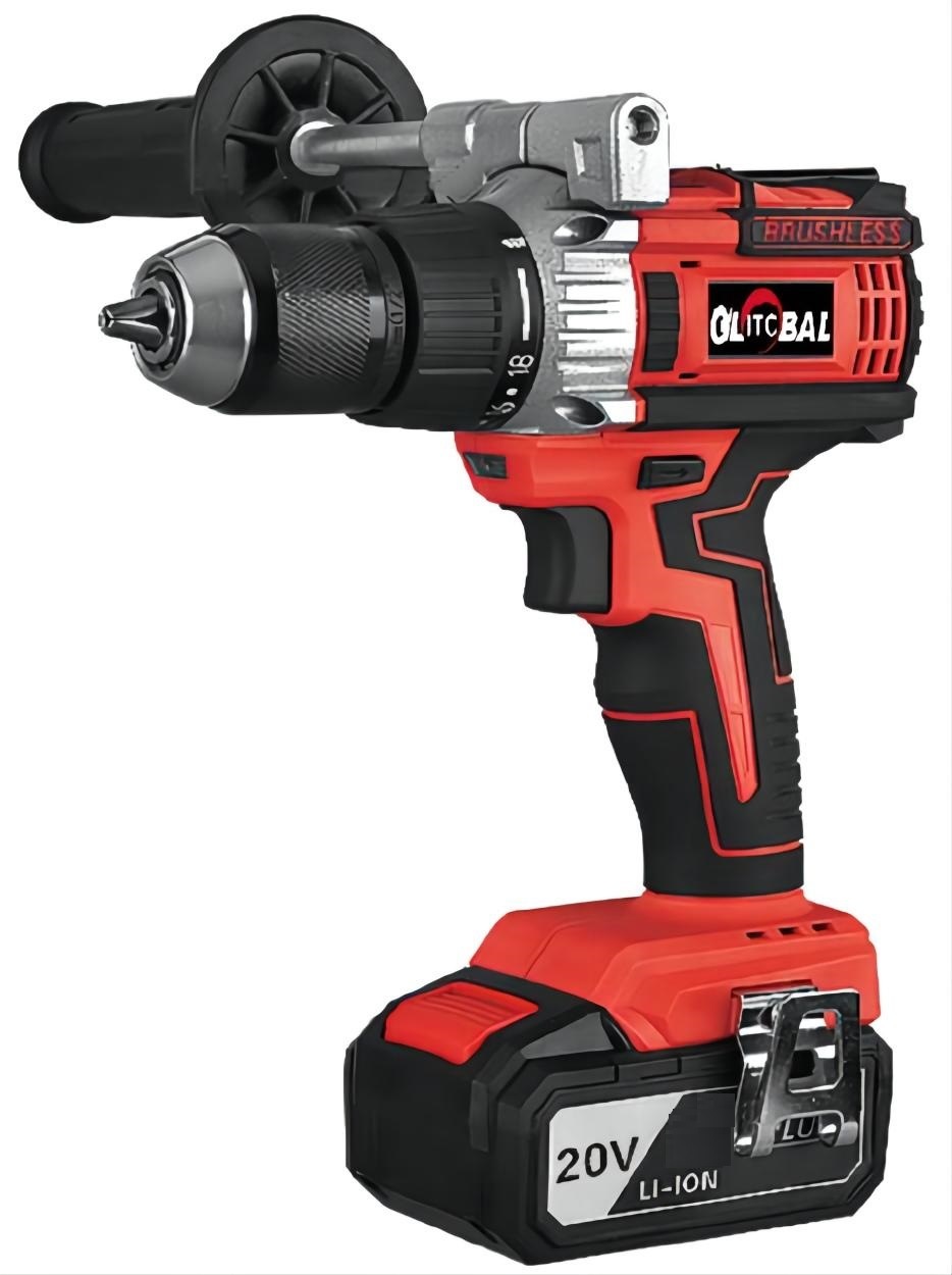Super Stronger-Torque Level-Professional Industry-Li-ion Battery-Cordless/Electric-Power Tool Machines-Impact Drill