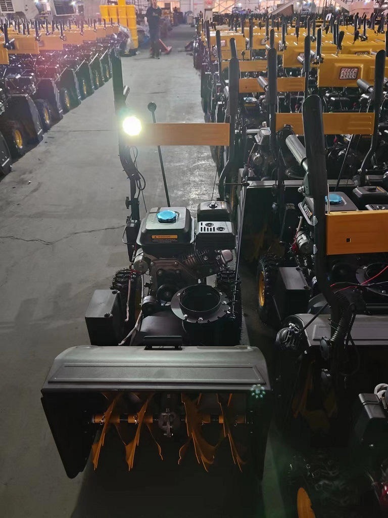 New Powerful Design-14inch Professional-AC Electric-Starter System-8HP Petrol Enginer-Snow Blowers/Thrower/Plows-Garden Power-Tool Machines