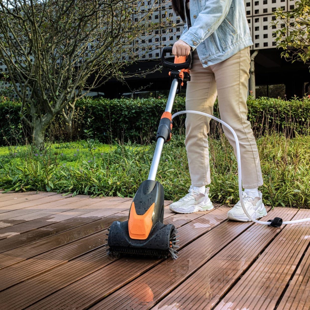 2022-New 20V Max-4ah Li-ion Battery-Cordless/Electric-Garden Power-Tool Machines-Multi Weed/Patio-Cleaner/Surface-Roller Sweeper/Cleaner