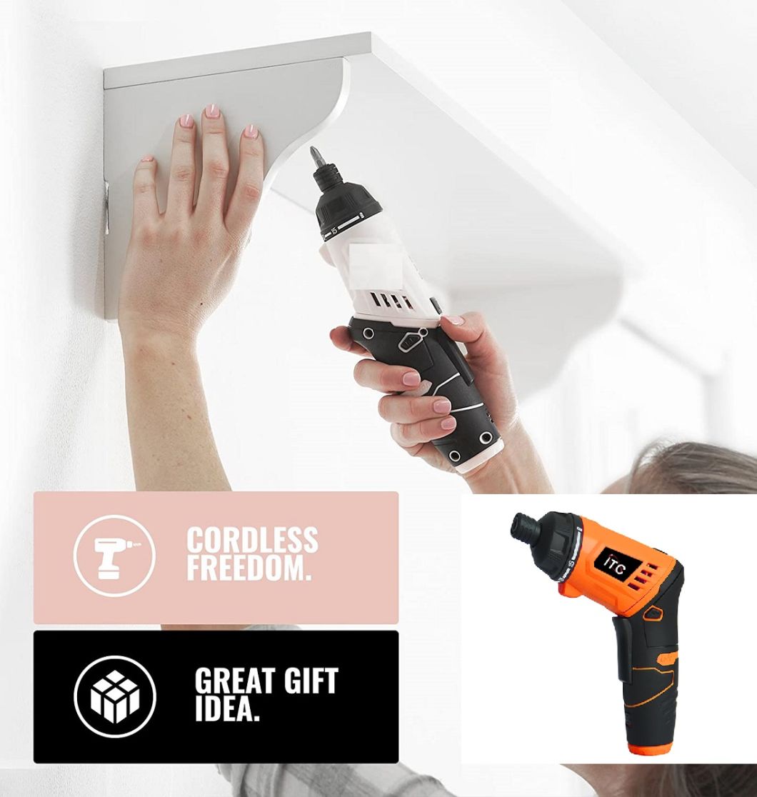 CH036m01 Powerful Lithium Battery Cordless Screwdriver Set