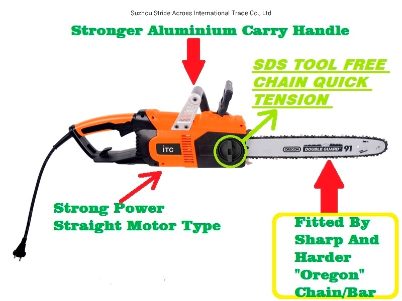 Professional Powerful Electric Chain Saw for Wood Cutting