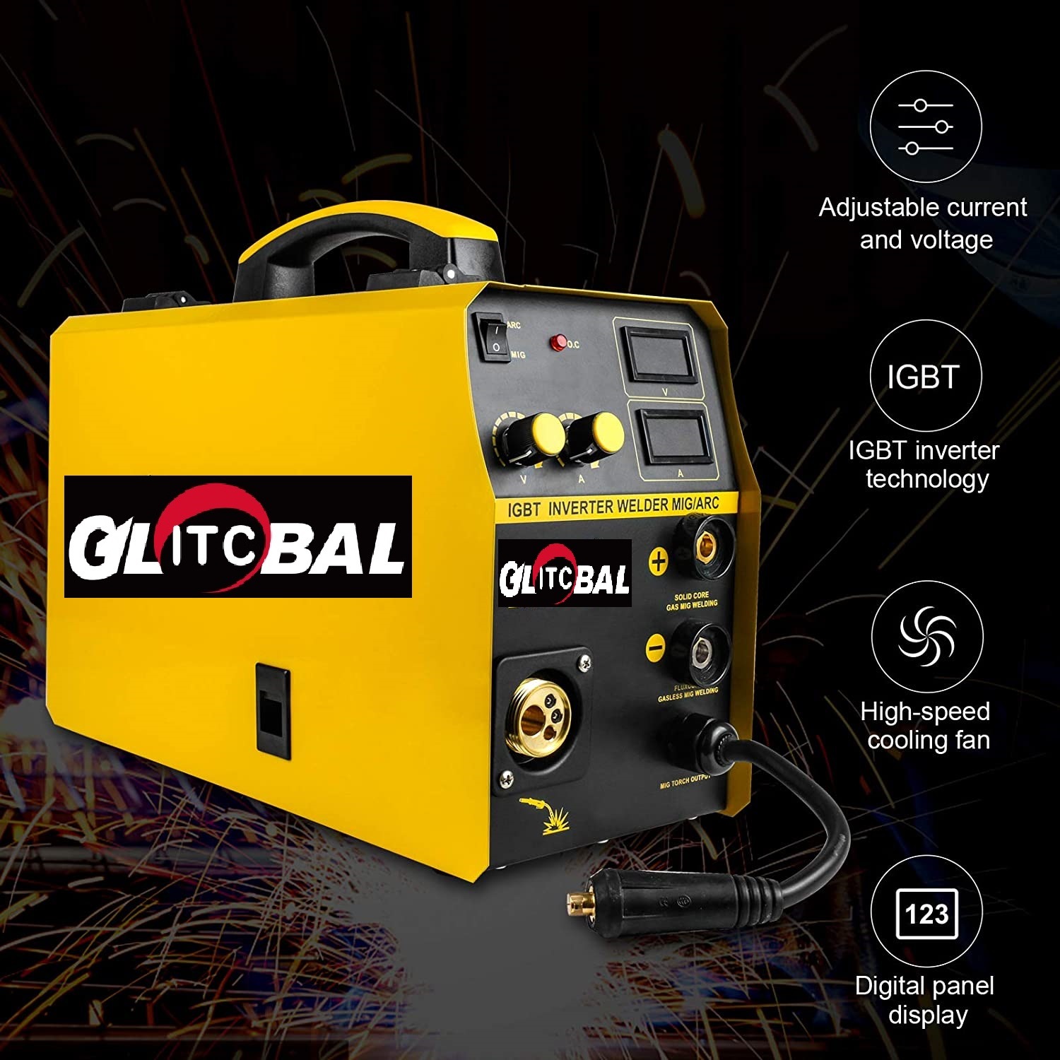 Powerful Professional Electric MIG Inverter Welding Machine Power Tools