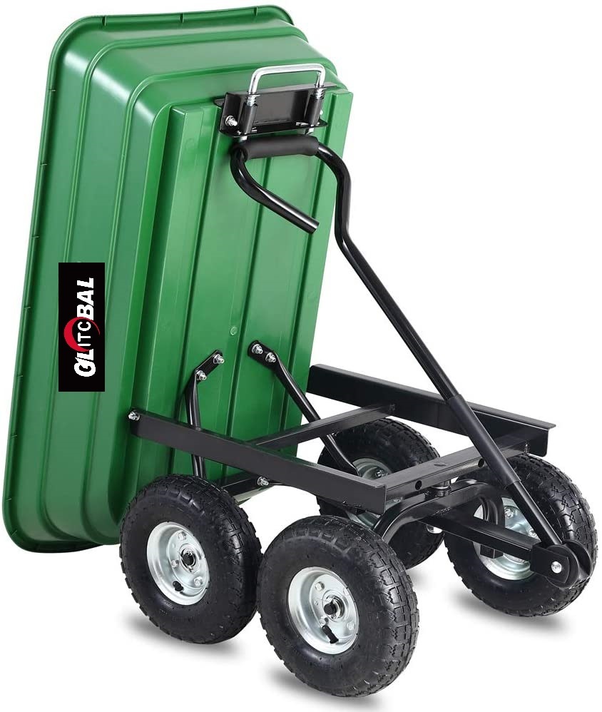 400kgs Heavy Duty Garden Trolley/Cart/Wheelbarrow Tool