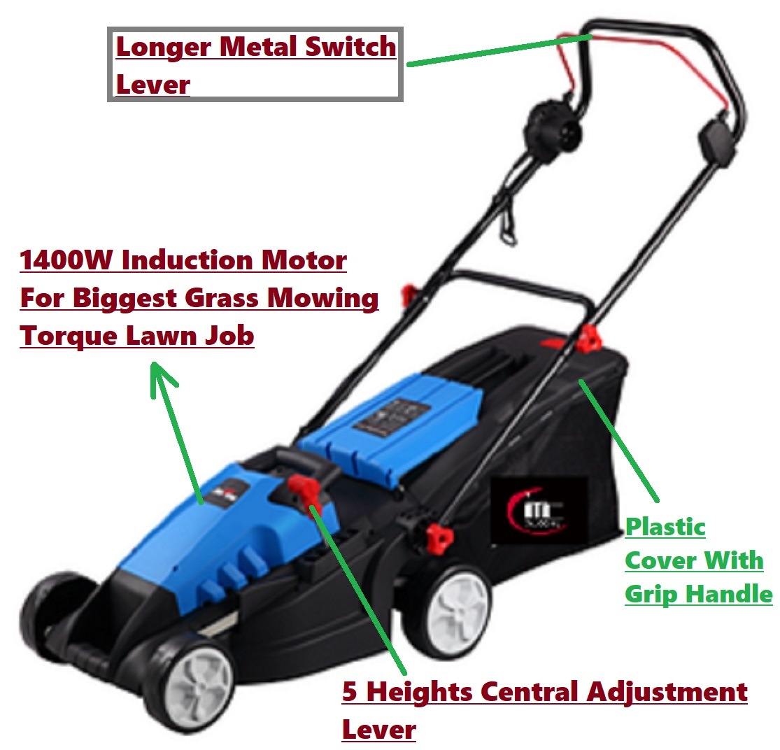 Metal Deck Professional Induction Motor Electric Lawnmower-Garden Power Tools