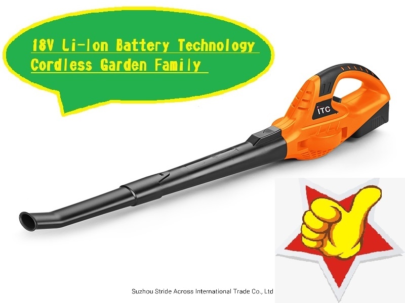 18V Powerful Lithium Battery Cordless Leaf Blower
