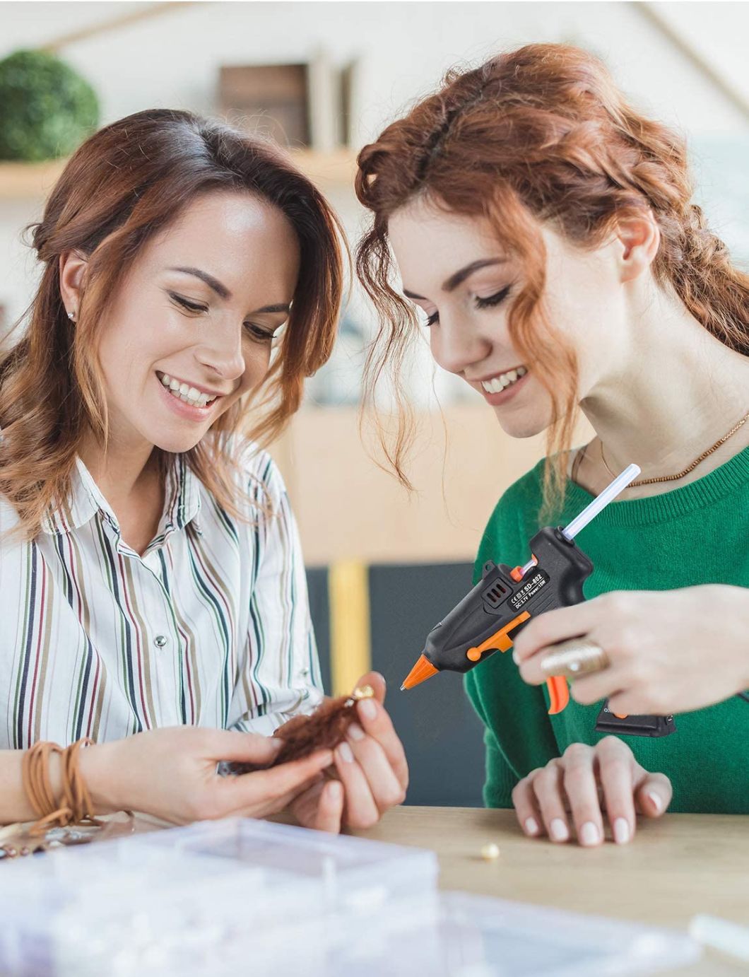 Digital-Display Lithium-Ion Battery Cordless Electric Gluegun USB Charger-Power Tools