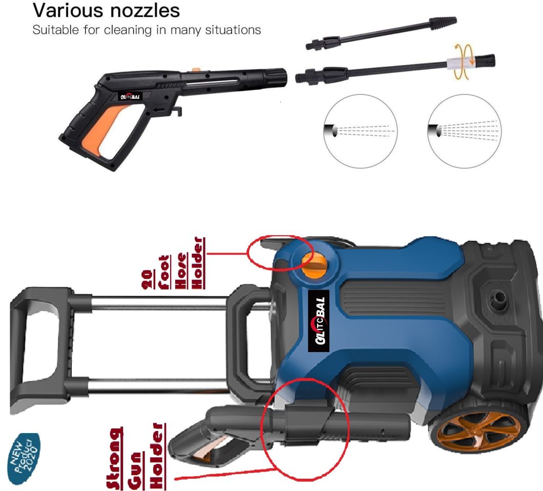 2020 New Powerful Electric High Pressure Washer -Cleaning Power Tool