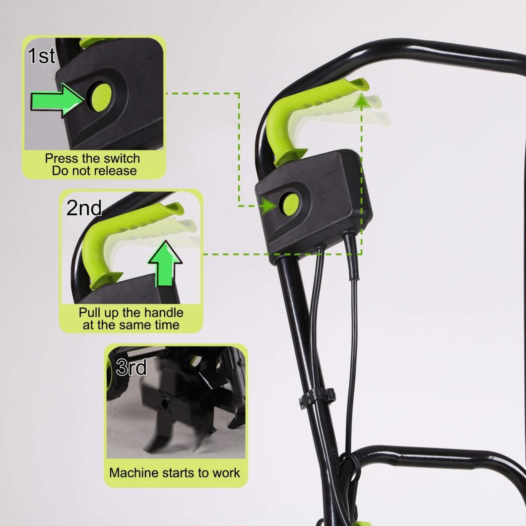 Professional Model-Electric Garden/Farm-Cultivator/Tiller Machine-Power Tools